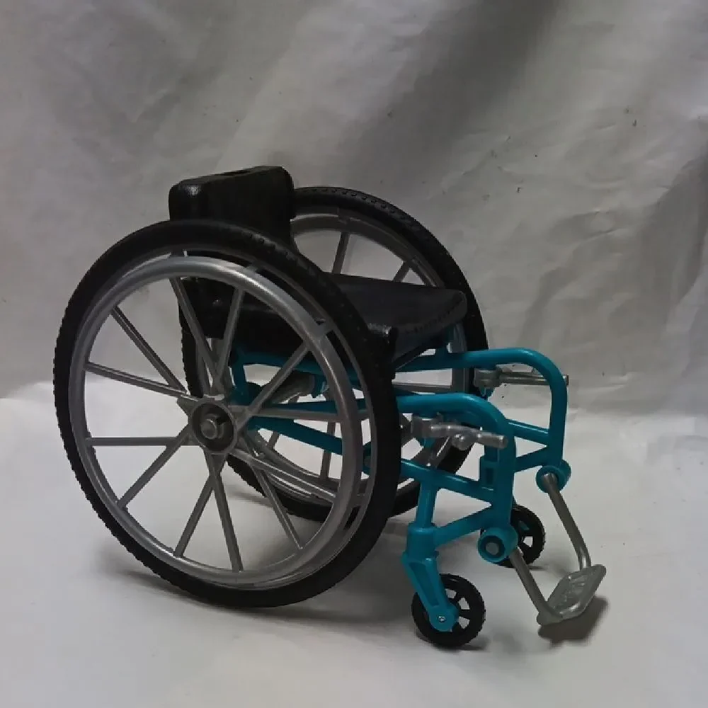 Mattel 2018 Barbie Rolling Aqua Blue Wheelchair